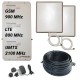 Ripetitore Amplificatore StellaHome Tri Band GSM, UMTS / 3G, LTE / 4G 800MHz - SD-RP1002-LGW - 1000mq - Pannello Esterno