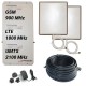 Ripetitore Amplificatore StellaHome Tri Band GSM, UMTS / 3G, LTE / 4G 1800MHz - SD-RP1002-GDW - 2000mq - Pannello Esterno