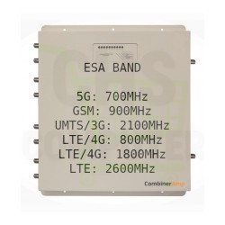 Combinatore Amplificatore MIMO StellaDoradus LTE-Combiner Amp Esa Band GSM, UMTS / 3G, LTE / 4G, 5G - Combiner6 Marine