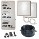 R3-SOHO - Ripetitore Amplificatore Stelladoradus - Tri Band GSM, UMTS / 3G, LTE / 4G 800MHz - 1000mq - Pannello Esterno